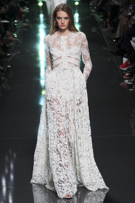 Sanne Vloet shows Paris S/S 2015 Elie Saab